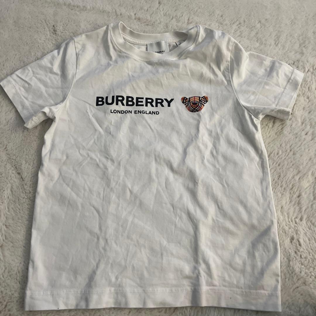 BURBERRY クマ柄ロゴ Tシャツ 128cm Burberry Boy's Cedar Thomas Bear Graphic-Print T-Shirt, Size 6M-2