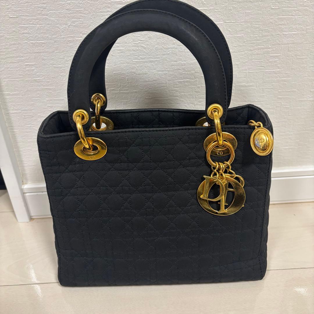 Dior レディディオール ブラック 黒 カナージュ キルティング ナイロン 楽天市場】【バッグ】Christian Dior クリスチャン ディオール レディ
