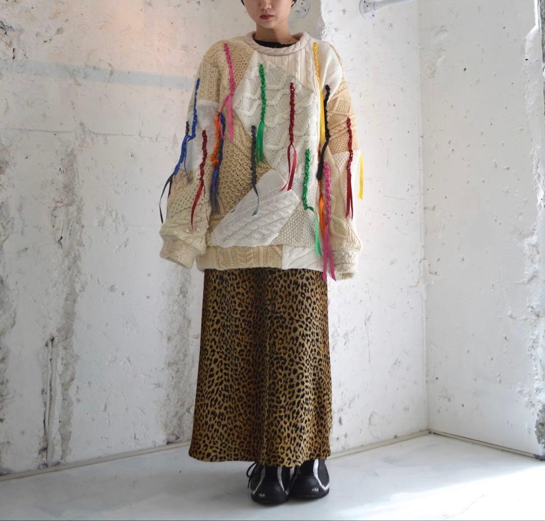 HIRO パッチワーク リボン ニット - メルカリ