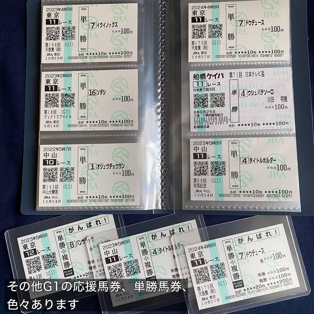 クロワデュノール東京スポーツ杯2歳S 応援単勝馬券【カラーコピー】＋