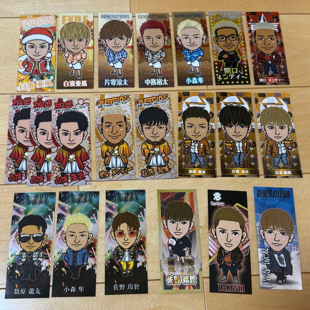 GENERATIONS 千社札 ステッカー まとめ売り - メルカリ