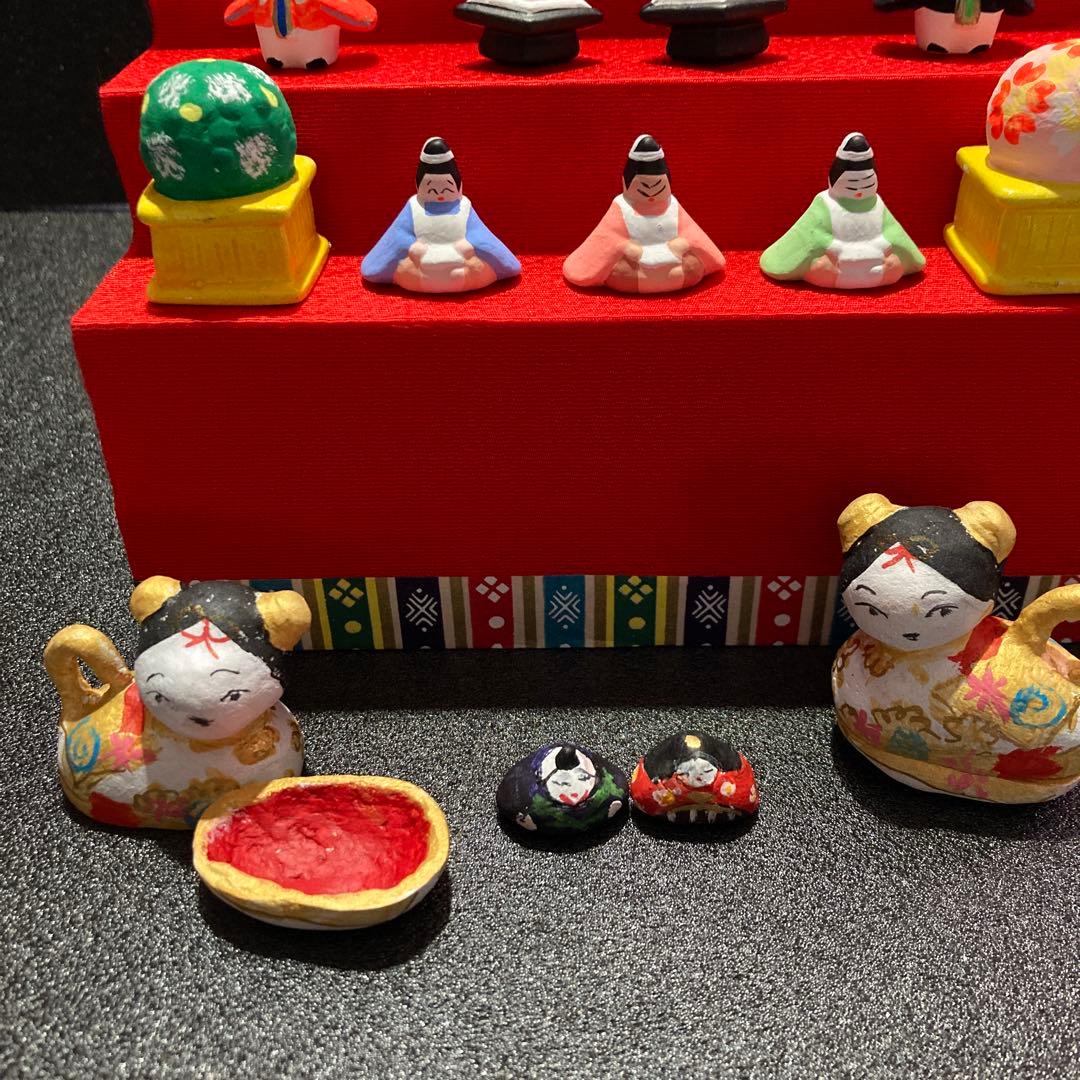 雛人形 龍虎作 豆雛段飾り オマケ付き - メルカリ
