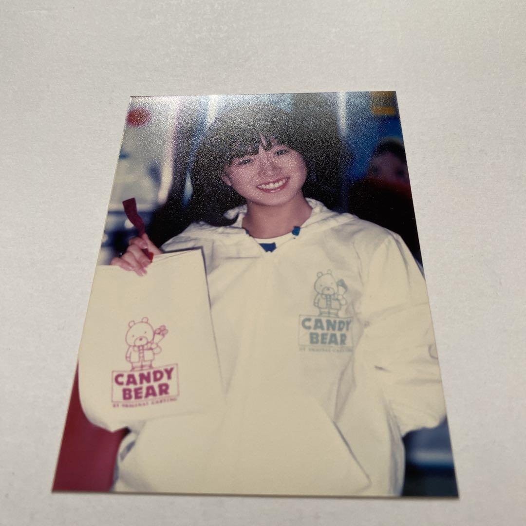 激レア 中森明菜 生写真 E判 当時物 CANDY BEARショップ