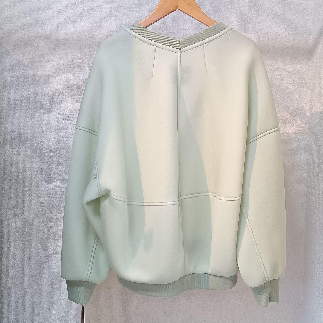 新品タグ付 パシオーネ カフネ カーディガン ミントグリーン Mサイズ