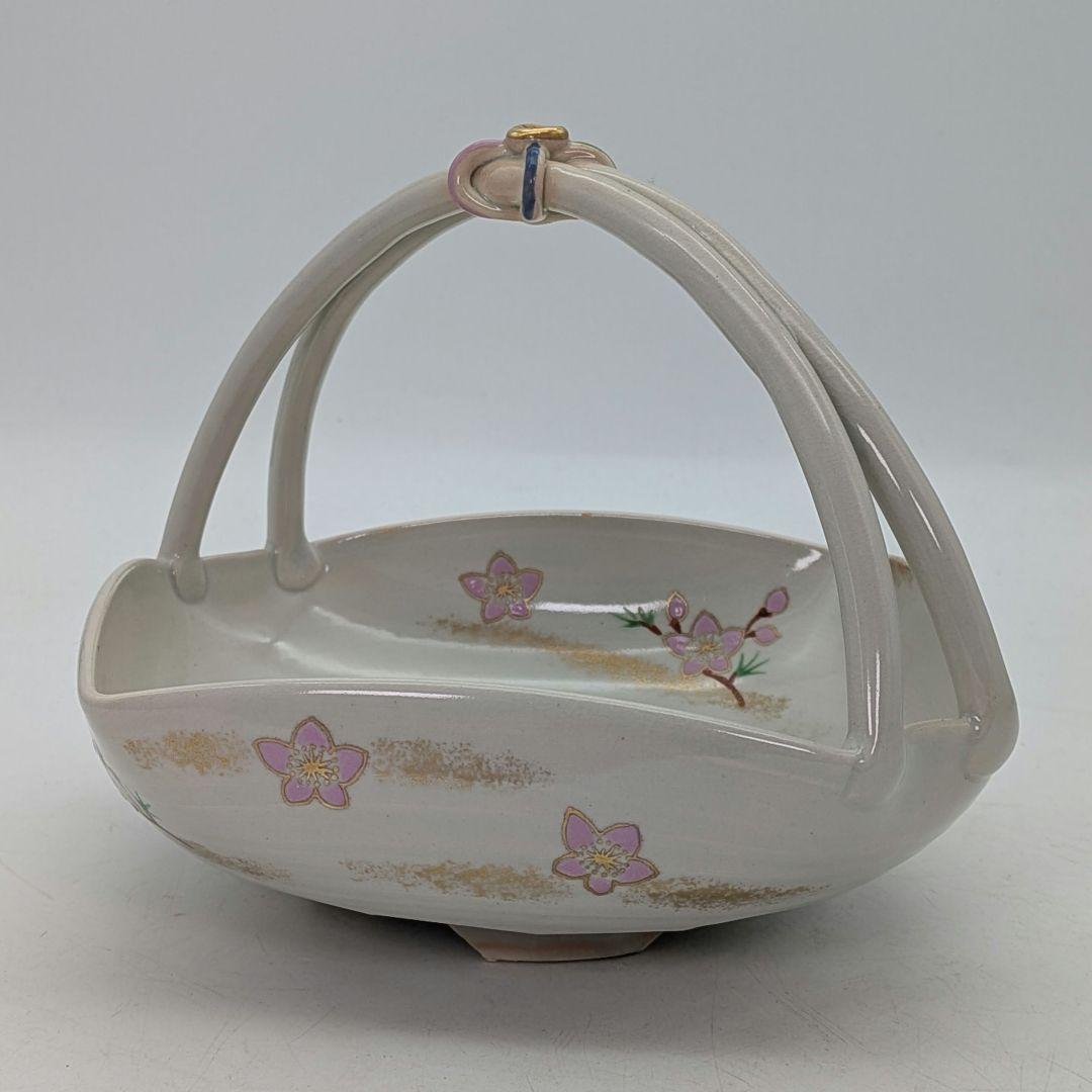 宮本翠浩 京焼 桃の絵手鉢 共箱合布 清水焼 食器