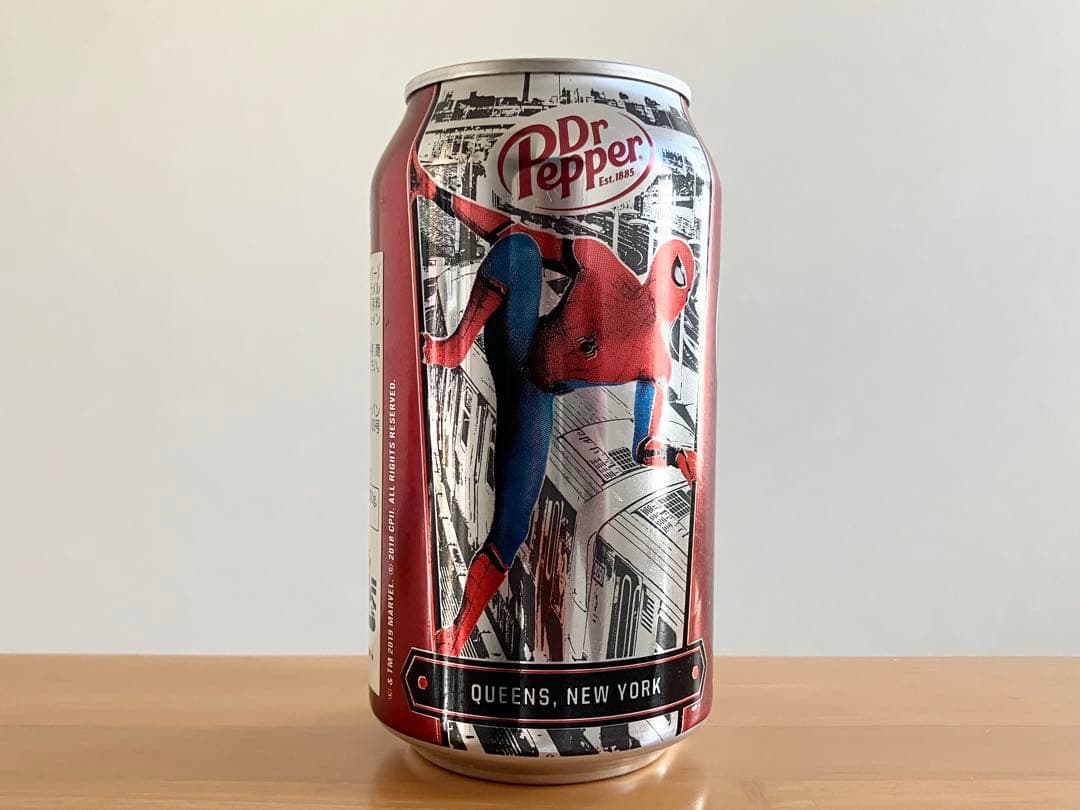 スパイダーマン:ファー・フロム・ホーム ドクター・ペッパー アルミ缶 通常スーツ list.jpg