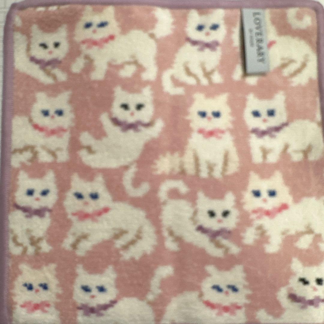 FEILER フェイラー モフモフネコチャン ハンカチ - メルカリ