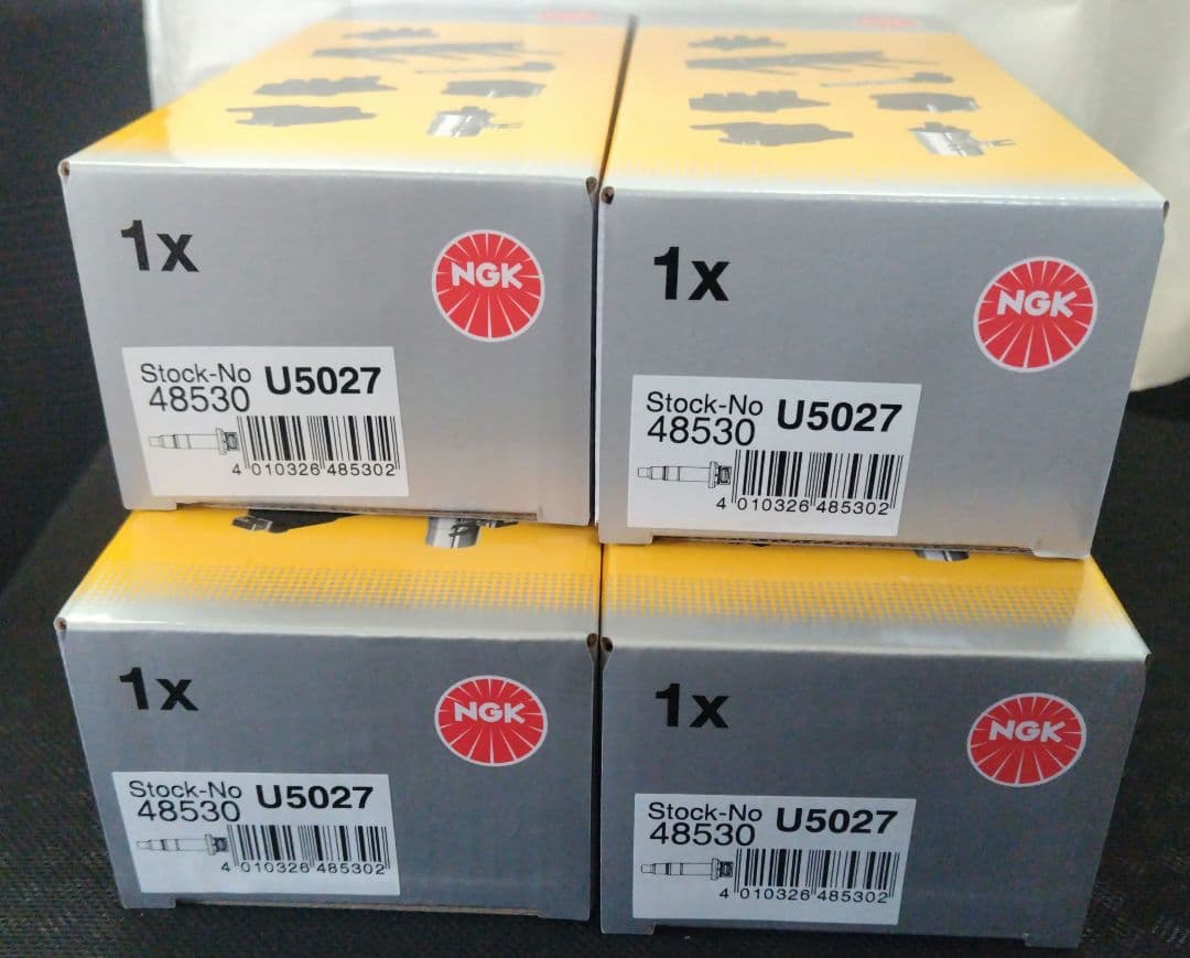 【未使用品】NGK イグニッションコイル U5027 4個セット NGK 4本セット U5027 日本特殊陶業 イグニッションコイル ストックNo