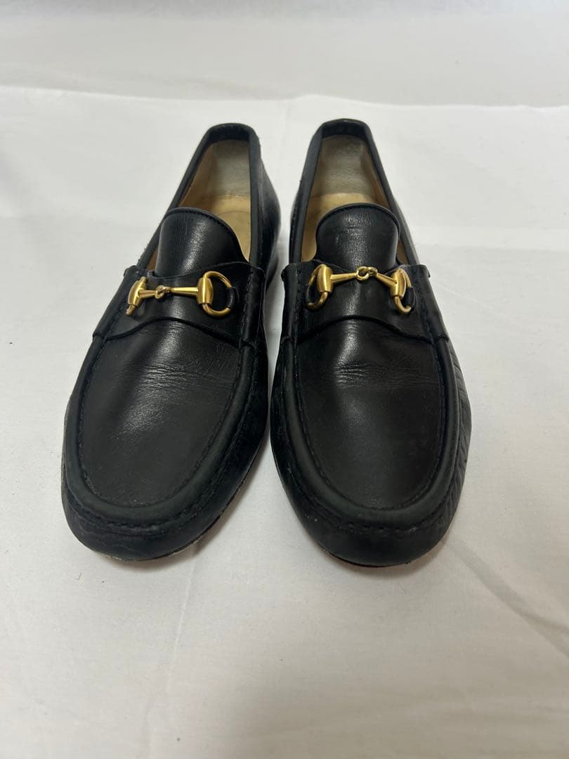 GUCCI グッチ　ホースビットローファー　本革レザー 24.5cm