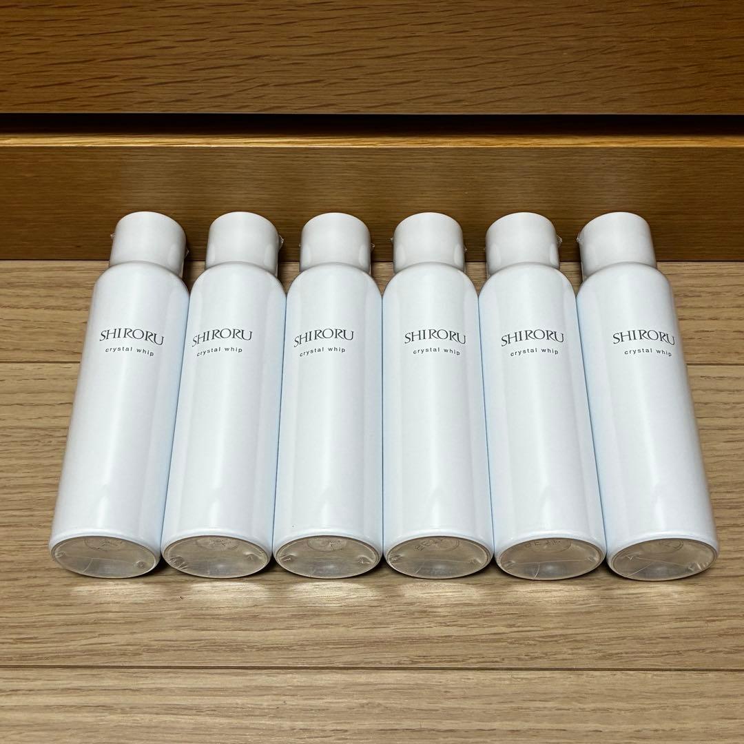 【未使用品】6本セット＊SHIRORU クリスタルホイップ SHIRORU（シロル） SHIRORU公式 シロル正規品 クリスタルホイップ