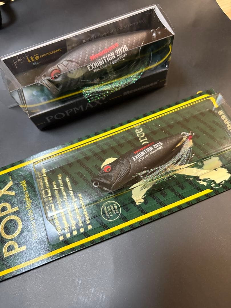 メガバスエキシビジョン2026大阪限定グラファイトフィニッシュ2個