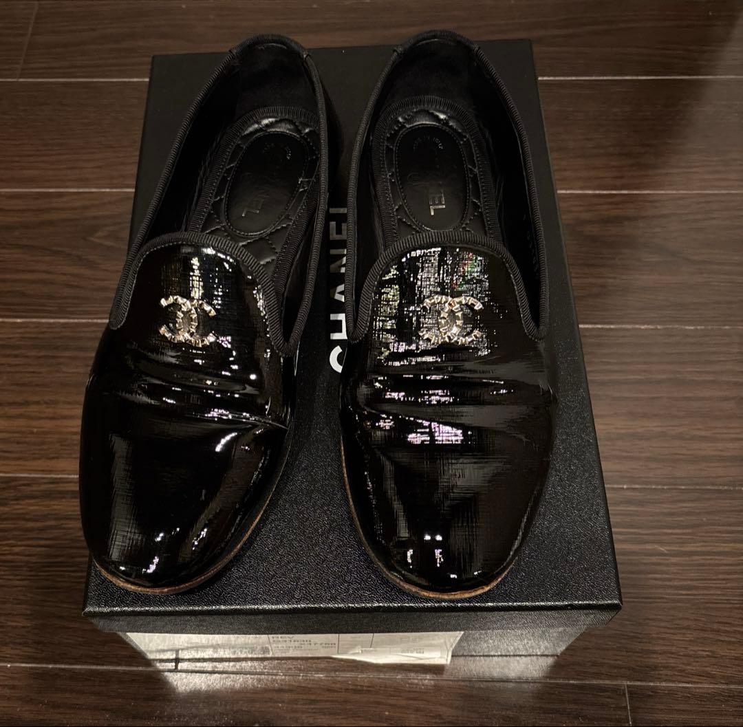 シャネルローファー37.5 履き心地良くエレガントな雰囲気に♪】シャネル ローファー (CHANEL