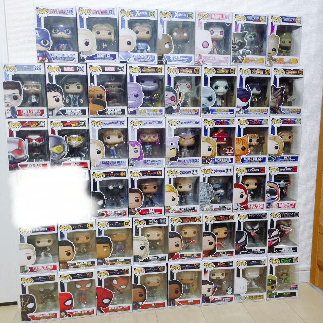 【むむ】【超メルカリ市】funko pop！MARVEL 45種セット VENOM VS SPIDER-MAN Funko Pop! Moments: Marvel #625 PX Previews