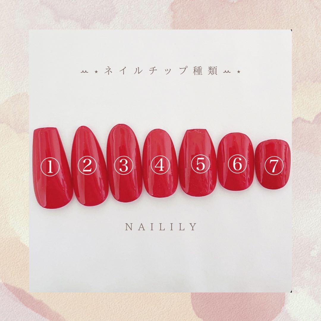 ネイルチップ マグネット チェック リボン ガーリー 韓国 量産型 地雷