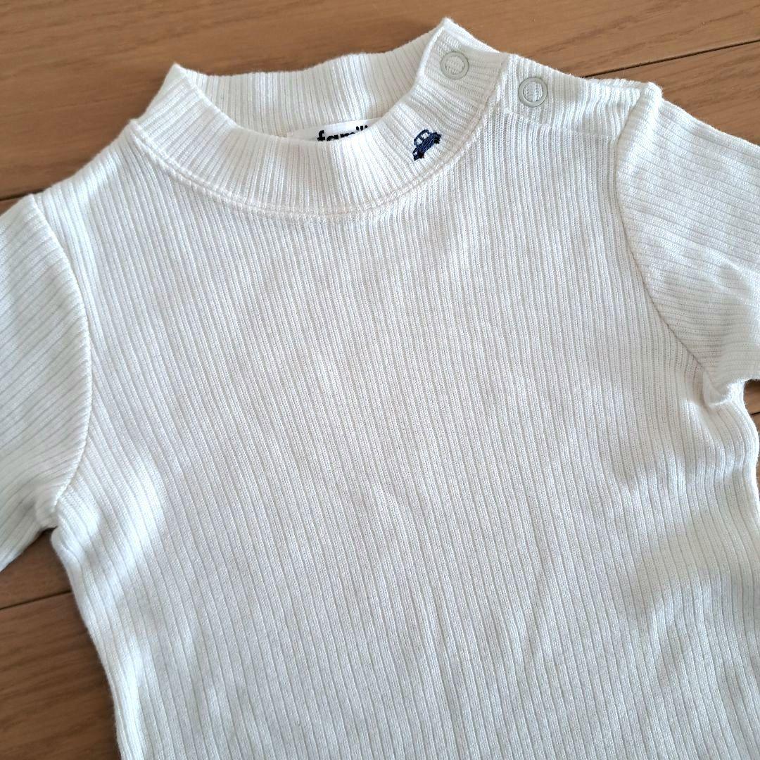 familiar ファミリア ハイネック ロンT ストレッチ 90 - メルカリ