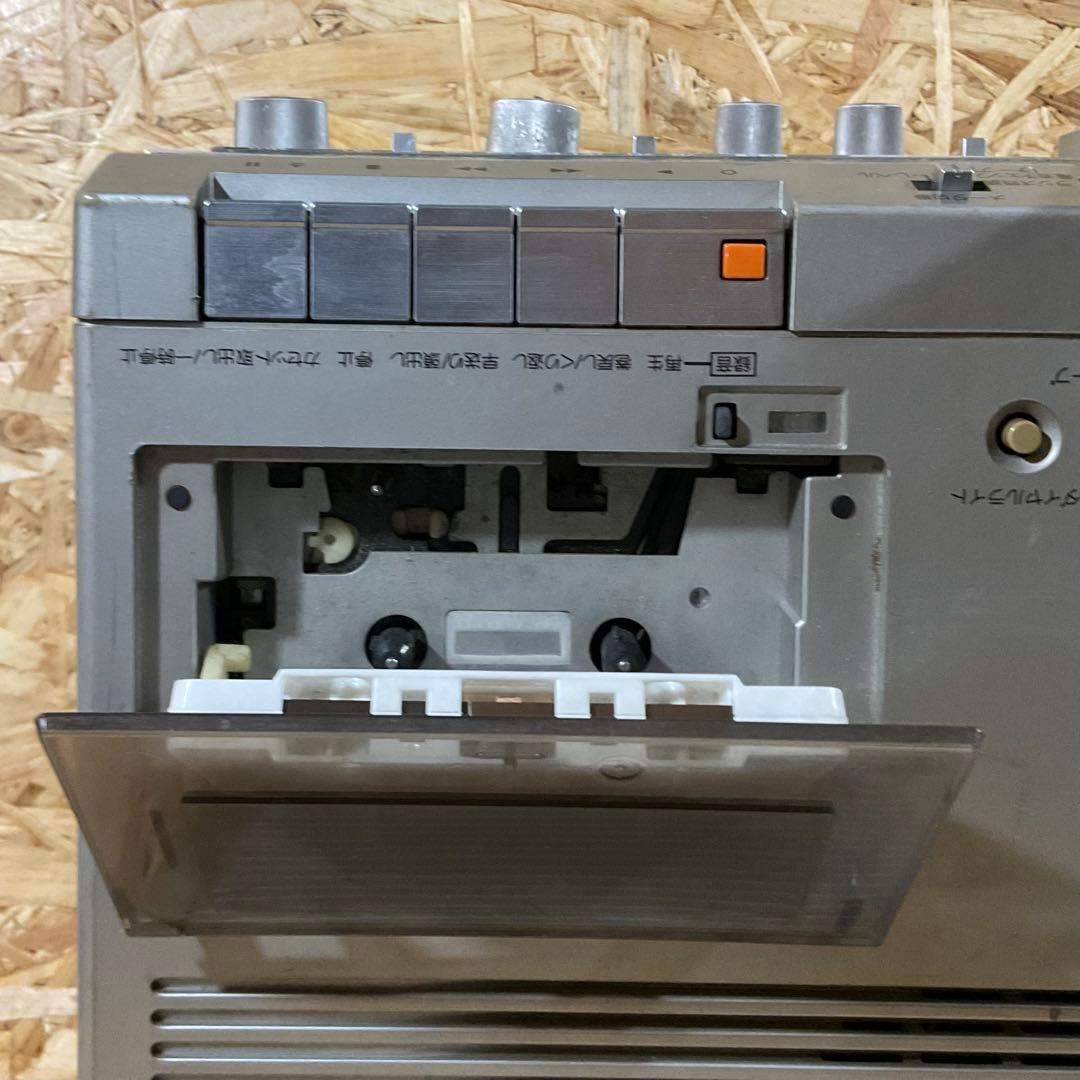 National TH6-X30 1980年製 ブラウン管TV付ラジカセ 動作品 - ラジオ