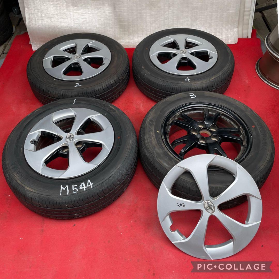 Toyota 30プリウス純正ホイール15インチ 195/65R15 横浜タイヤ - メルカリ
