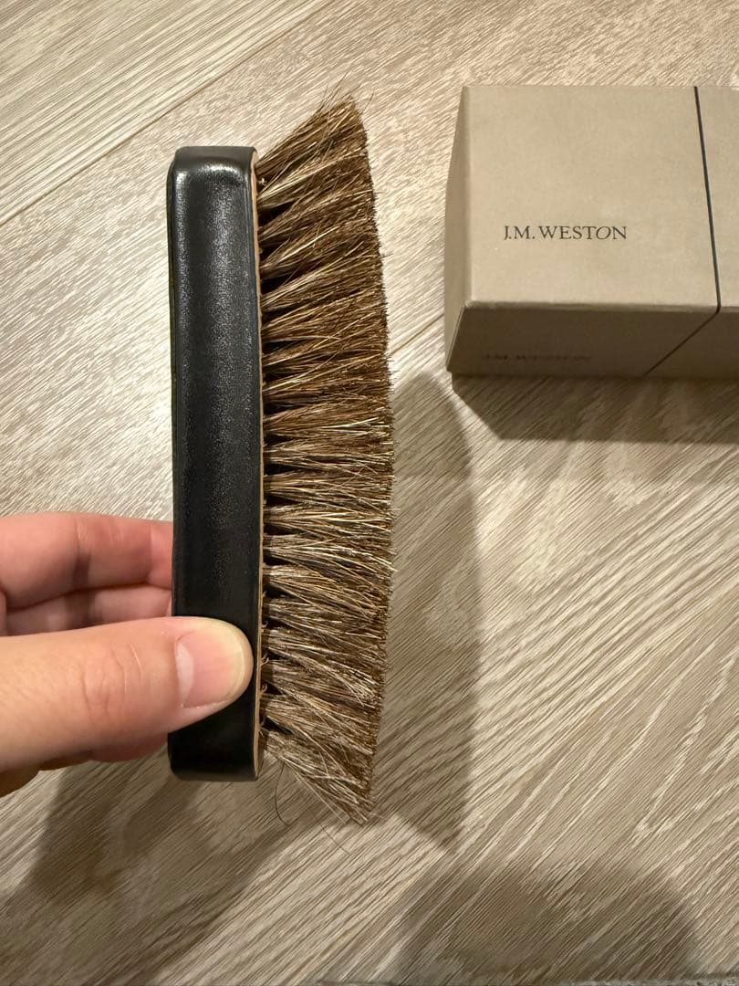 未使用 J.M.WESTON ウエストン ブラシ 新品 純正 定価16500円