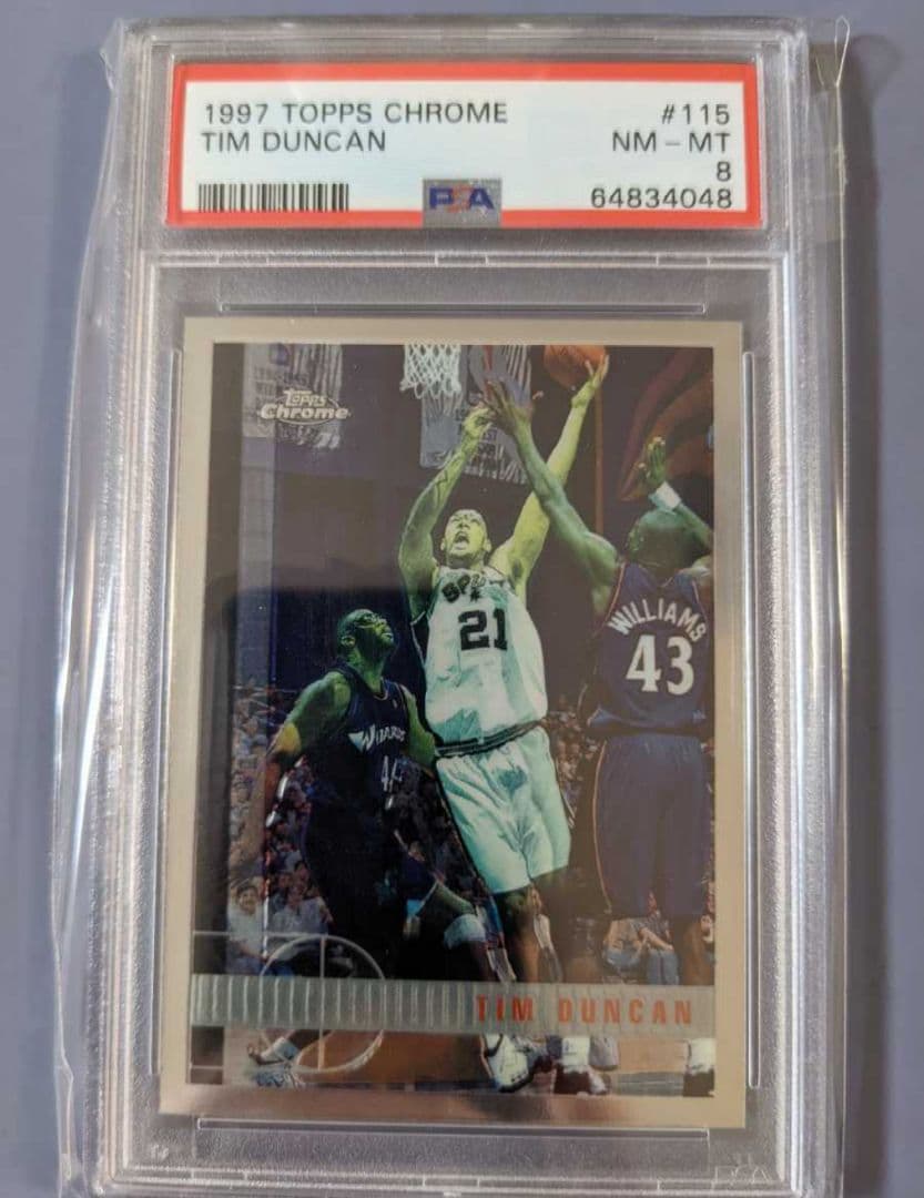 NBAカード ルーキーカード #115 Tim Duncan RC PSA8 s-l1200.jpg