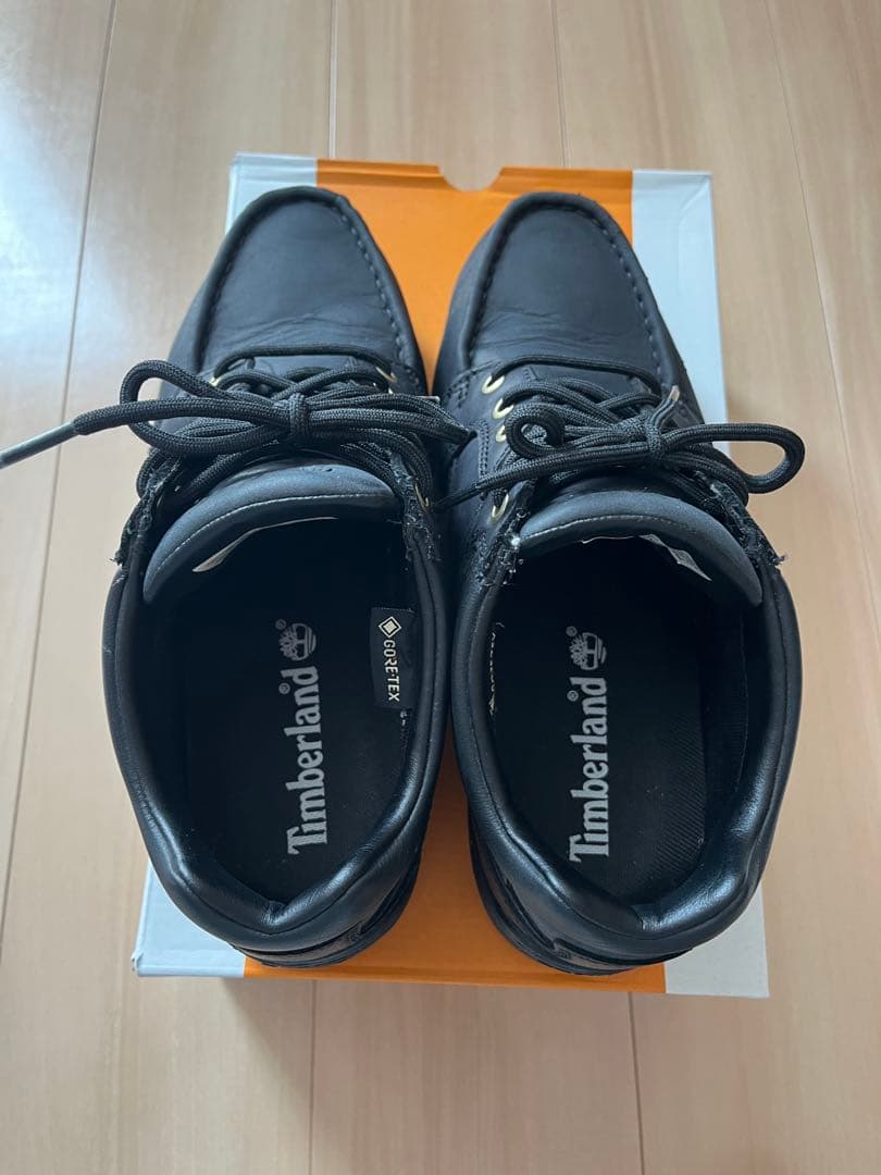 ティンバーランド MOC TOE MID 9 モックトゥ ブラック 27cm - メルカリ