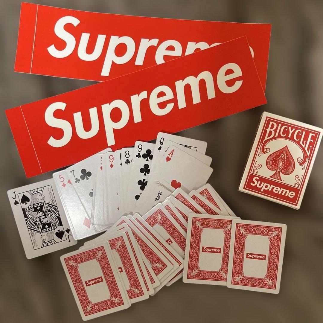 supreme シュプリーム トランプ ステッカー セット - メルカリ