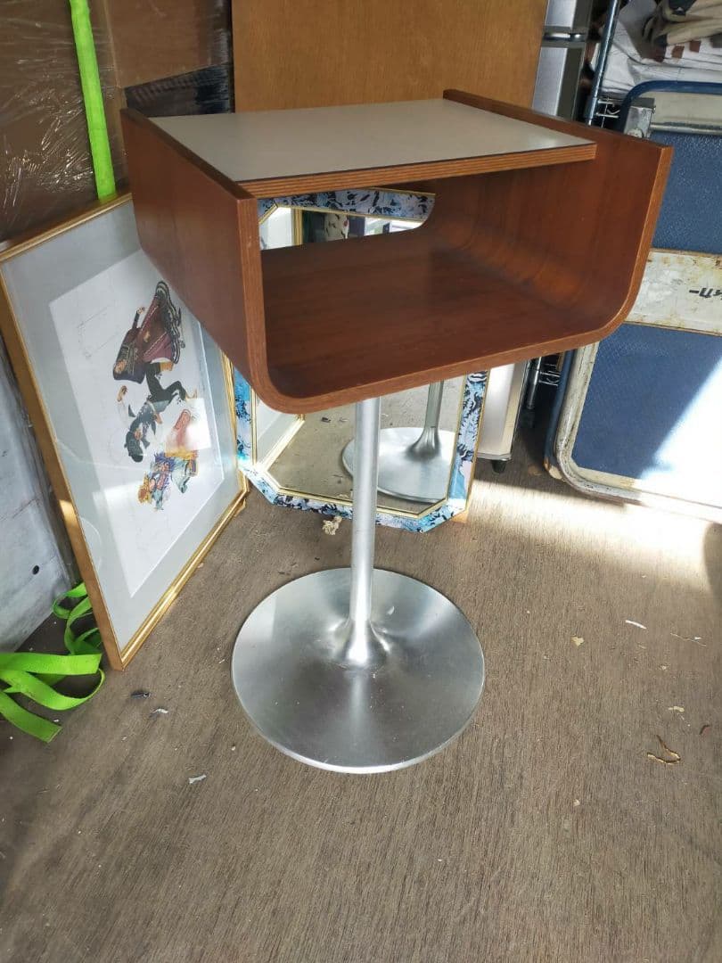 天童木工 70～80年頃の電話台 サイドテーブル コンソール　ミッドセンチュリー 70s 天童木工 Tendo 電話台 サイドテーブル ミッドセンチュリー - メルカリ