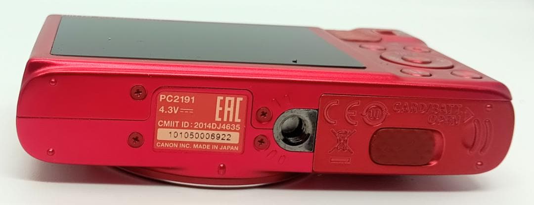 Canon PowerShot SX610HSRed 20.2MP 充電器付き