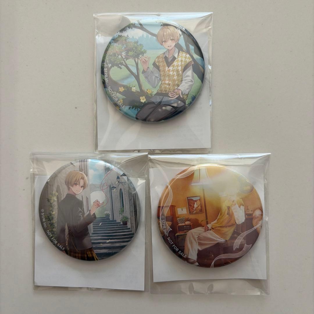 すとぷり るぅと 君と僕の約束 アニメイト特典 ブロマイド 缶バッジ る