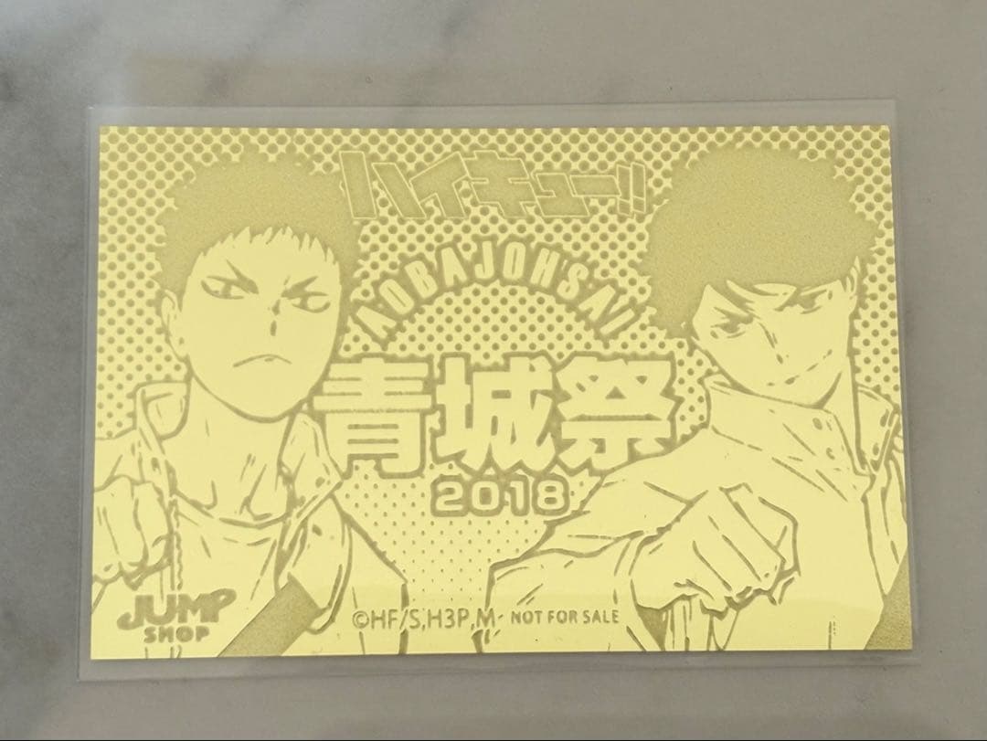 非売品オマケ付・未開封 ハイキュー 青城祭 2018 缶バッジ 及川徹&岩泉