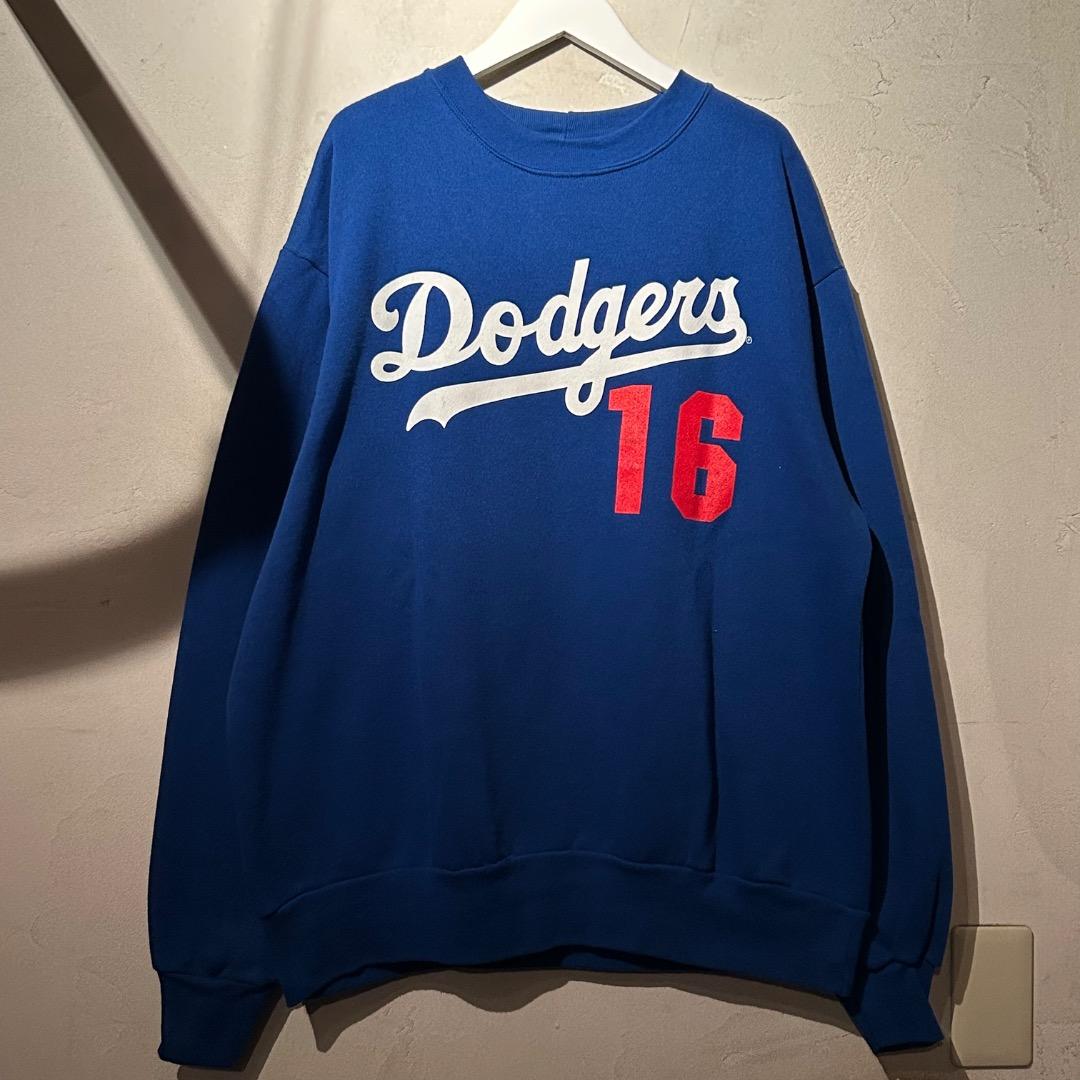 USA製 ドジャース 野茂英雄 スウェット ブルー 16トレーナー - メルカリ