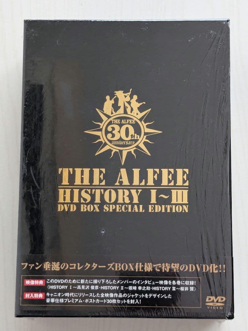 ミュージック THE ALFEE HISTORY DVD SPECIAL BOX 30th ミュージック THE ALFEE HISTORY DVD SPECIAL BOX 30th THE ALFEE