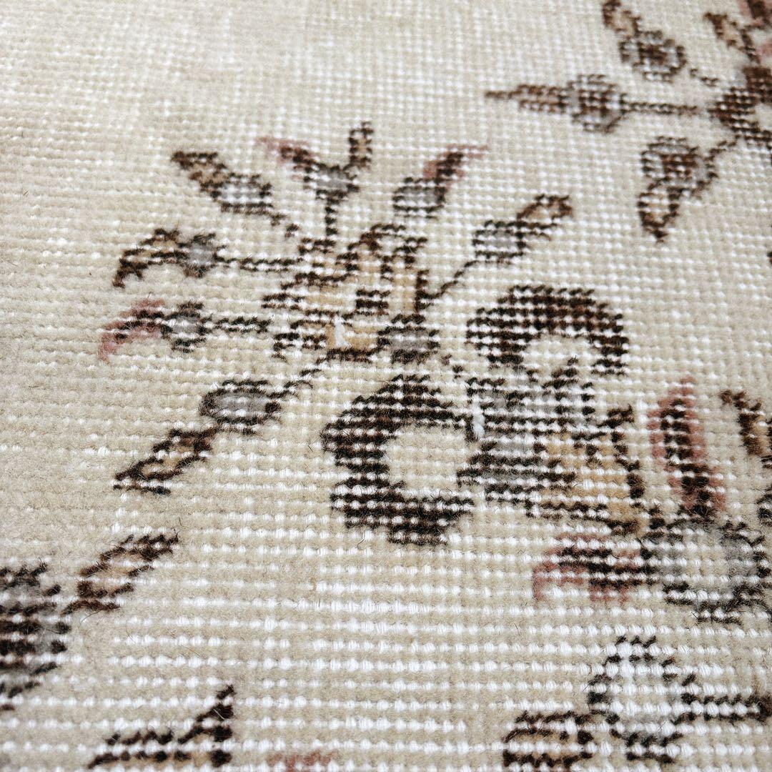 トルコ ヴィンテージラグ グレー メダリオン