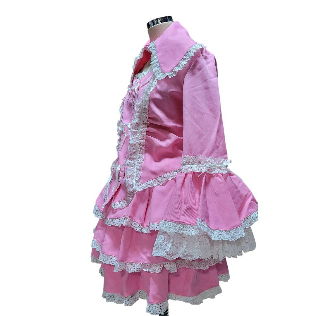 美品】Good Lockピンク 大えりゴスロリロリータ上下セットYコスプレ衣装