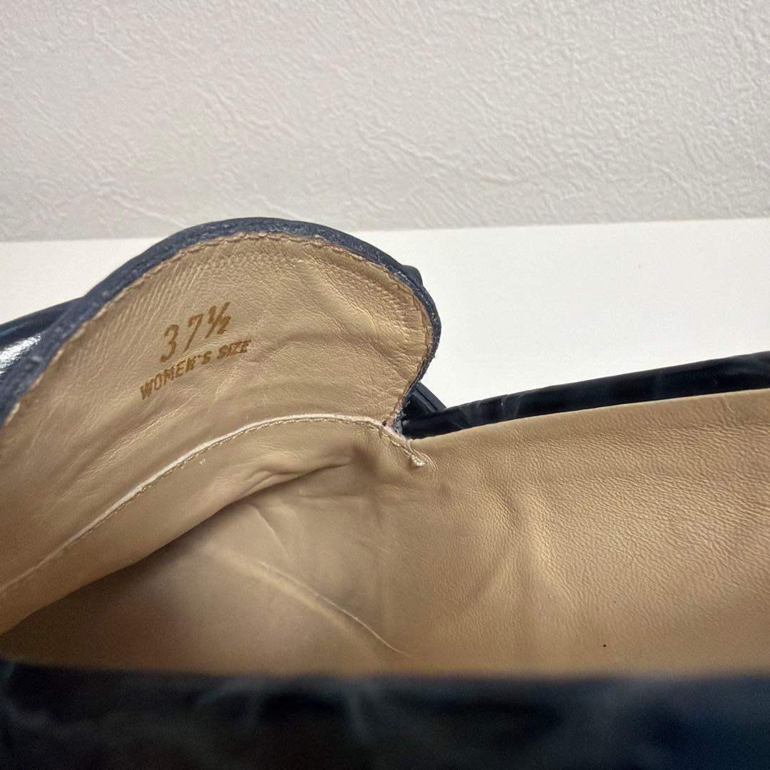 TOD'S ローファー フリンジ クロコ柄 24.5cm