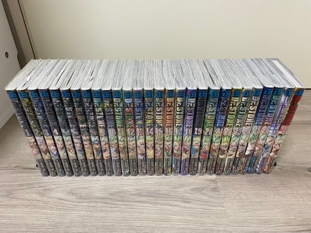 ドクターストーン Dr.STONE 【全巻初版 帯付 冊子付】 ドクターストーン全巻(1〜27＋1巻・全初版・帯付き・ジャンパラ付き