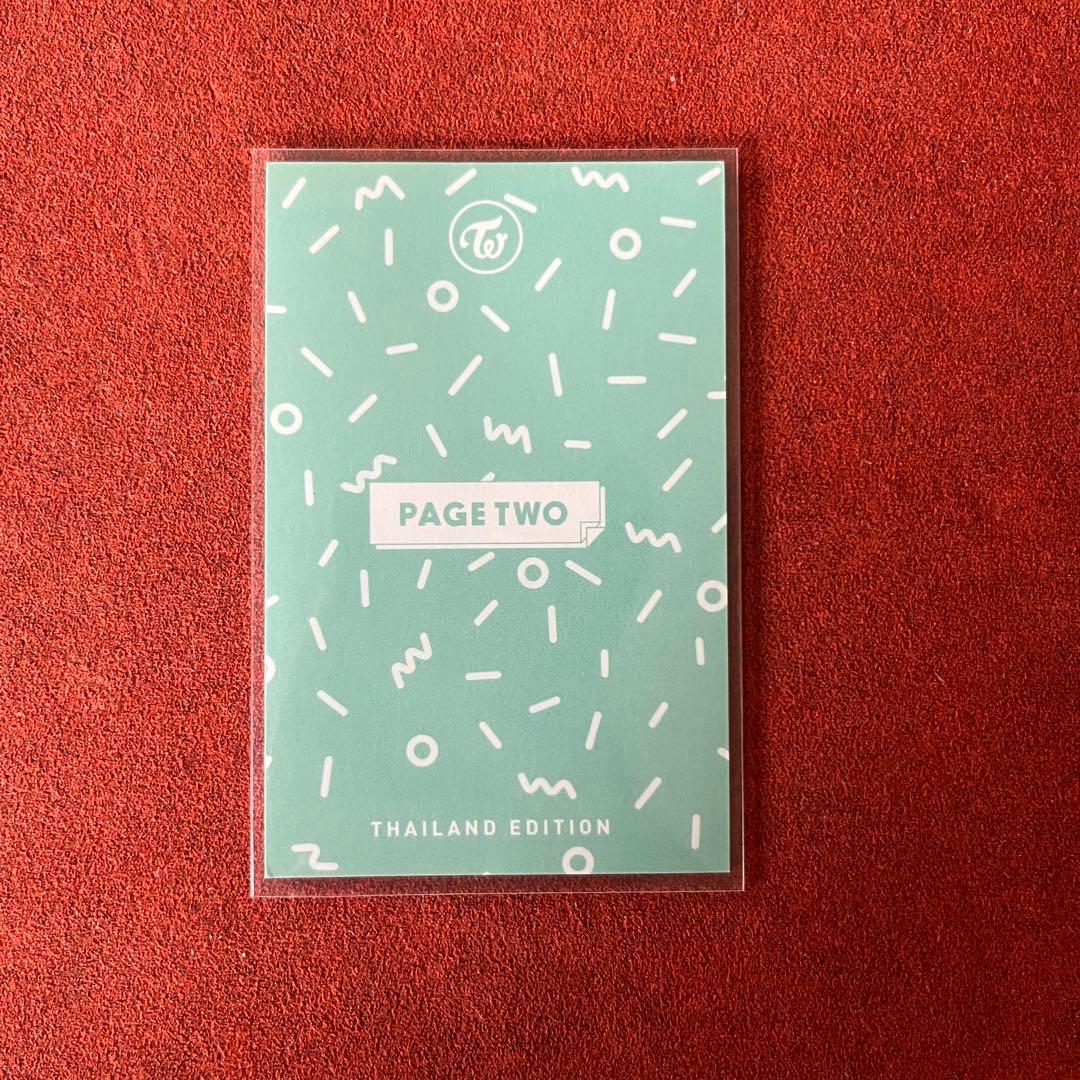 Twice ツウィ タイ盤 トレカ page two cheer up - メルカリ