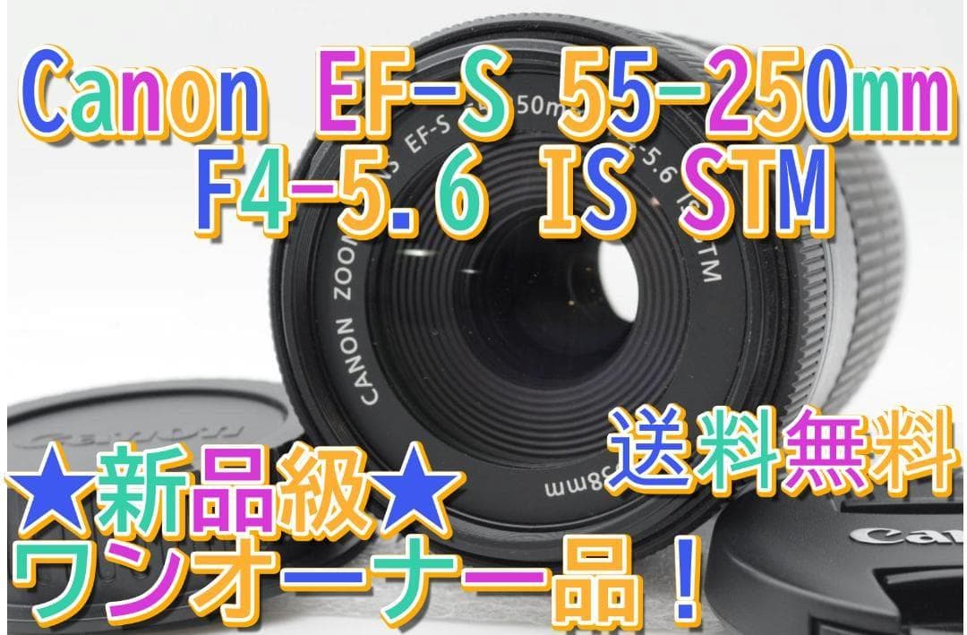 ★新品級③★ Canon EF-S 55-250mm f4-5.6 IS STM Canon EF-S 55-250mm f/4-5.6 IS STM Telephoto Zoom Lens with
