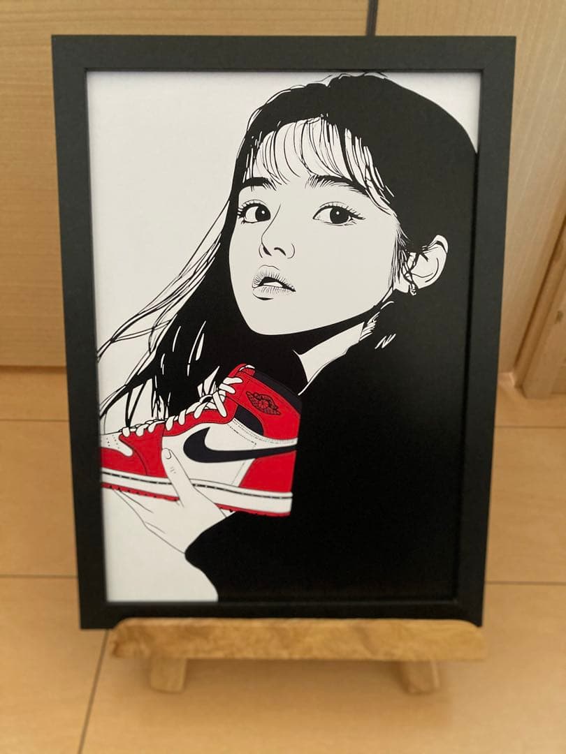 エアジョーダン1 シカゴ kyneバックサイドワークス/スニーカーアート