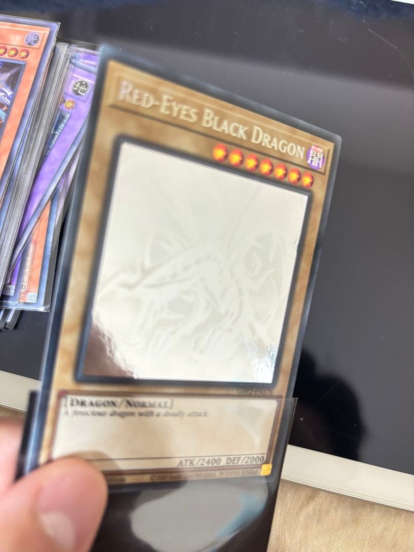 遊戯王 真紅眼の黒竜 ホロ ゴーストレア 英語 1st 良品 - メルカリ