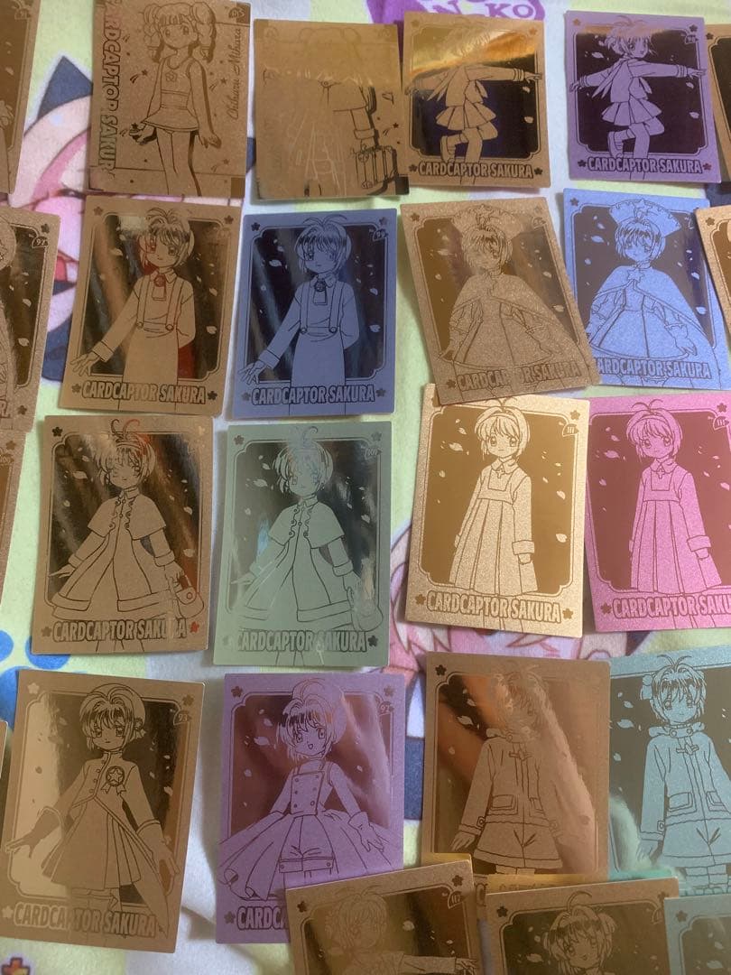 カードキャプターさくら エッチングカード ゴールド 木之本桜 36枚