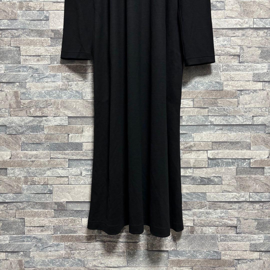 ヨウジヤマモトプールオム 22SS ヘンリーネックロングカットソー BLK/M