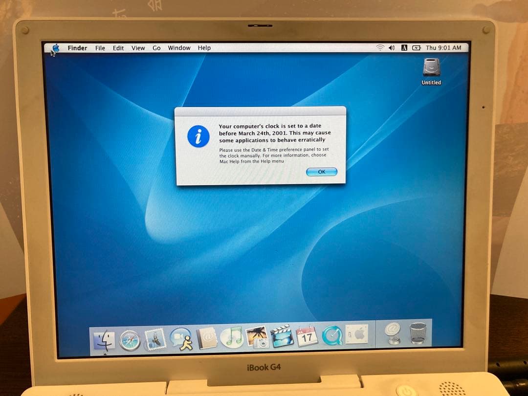 その他ノートPC本体 Apple iBook G4 1.2GHz
