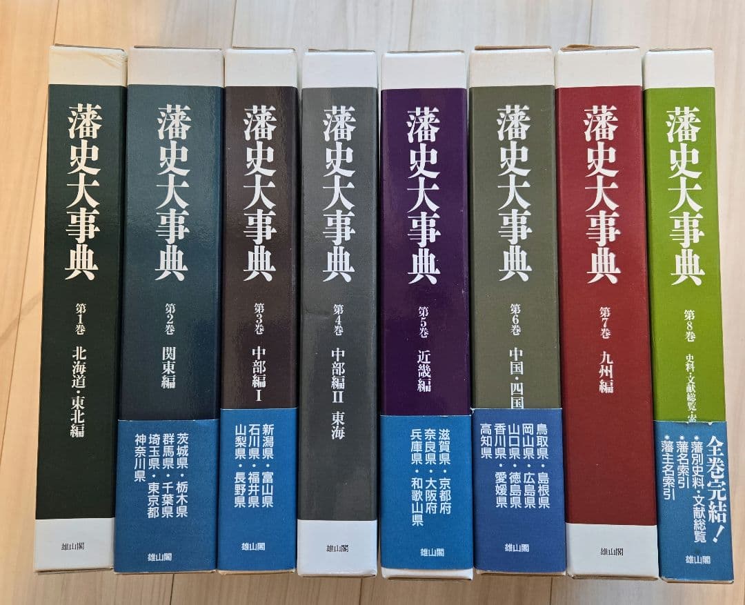 藩史大事典 全8巻 藩史大事典｜全8 | 長島書店
