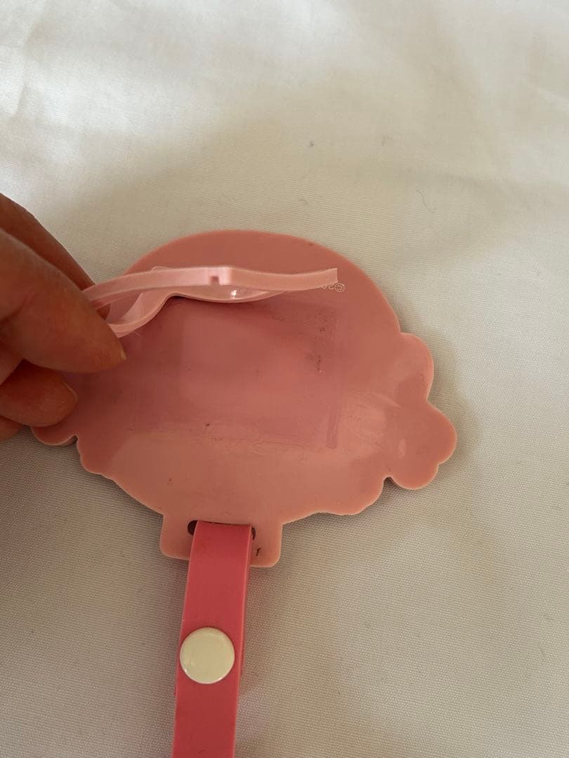 希少2007年製シュガーバニーズ ネームプレート キーホルダーしろうさ