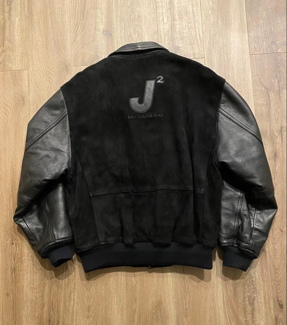 Mr.Junko スタジャン スエード レザージャケット 本革 80s - メルカリ