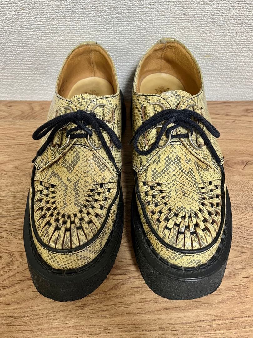 GEORGE COX 3588 V1B スネーク パイソン 蛇柄 UK9 28 COX GEORGE