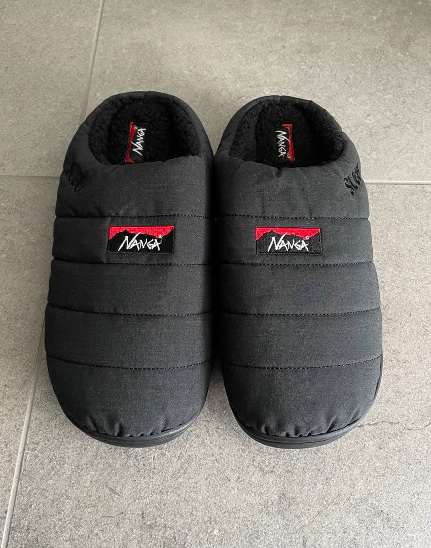 ナンガ スブ ヒノック サンダル チャコール 24-25.5cm NANGA（ナンガ） × スブ SUBU ヒノック ウィンター サンダル HINOC