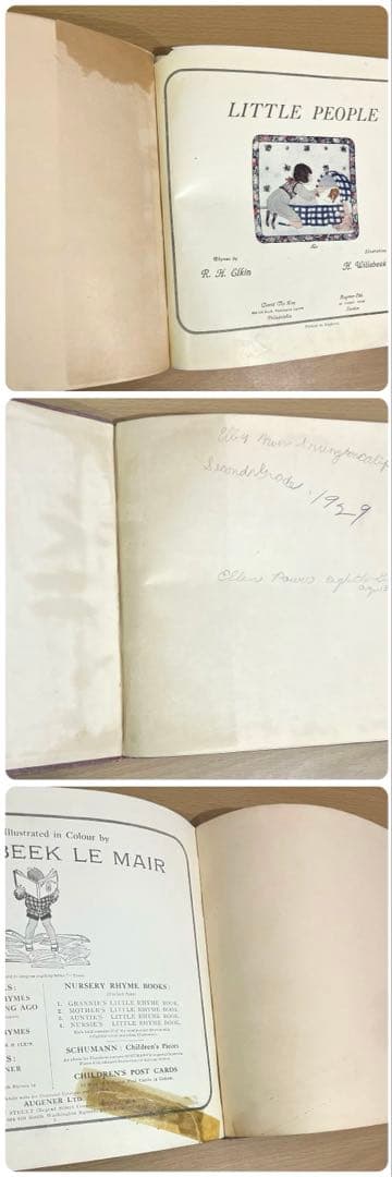 No.378 希少 洋書 古書 ル・メール 絵本 アンティーク 童謡 - メルカリ