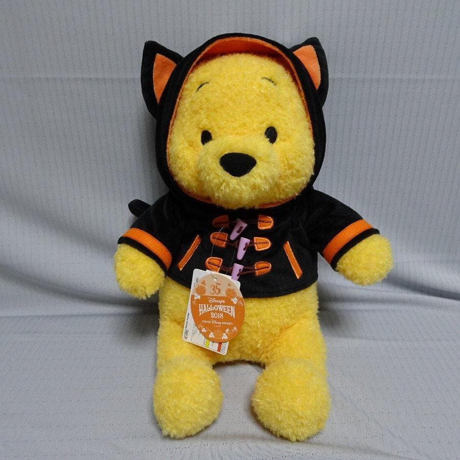 新品 ディズニー 35周年 ハロウィン プーさん ぬいぐるみ 2018 黒猫