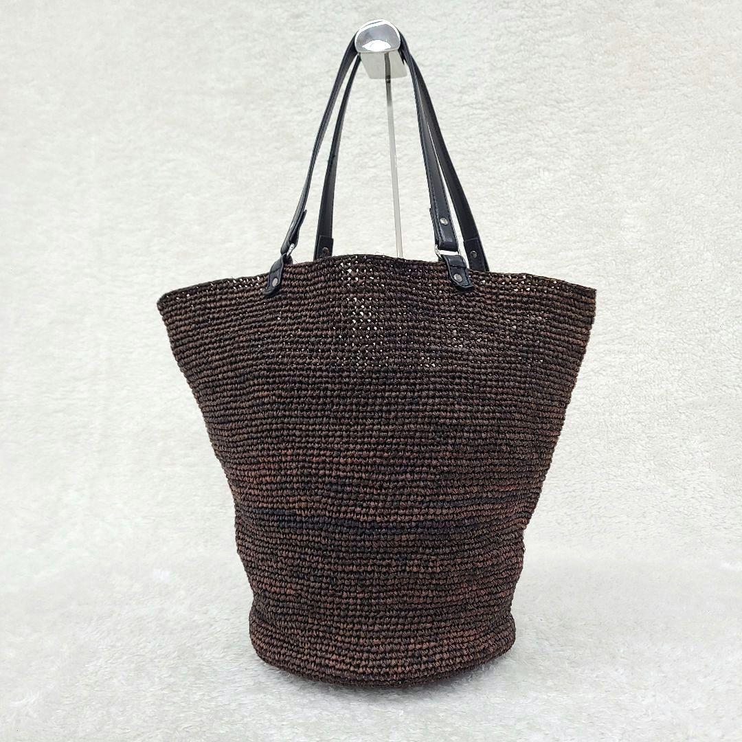 人気】 ヘレンカミンスキー かごバッグ トート ラフィア バケツ型